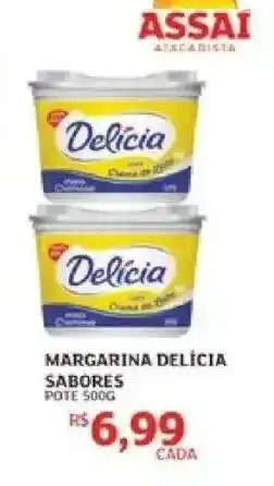Assaí Atacadista Margarina Delícia Sabores oferta