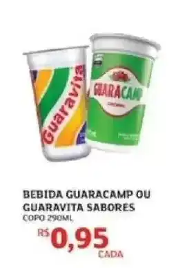 Assaí Atacadista Bebida Guaracamp ou Guaravita Sabores oferta