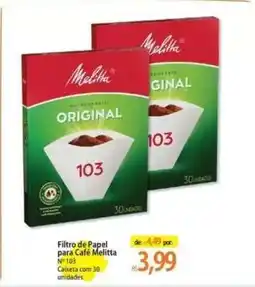 Atacadão Filtro de Papel para Café Melitta oferta