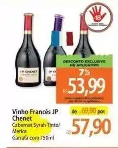 Atacadão Vinho Francês JP Chenet oferta