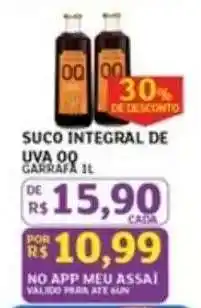 Assaí Atacadista Suco Integral de Uva 00 oferta