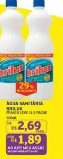 Assaí Atacadista Água Sanitária Brilux oferta