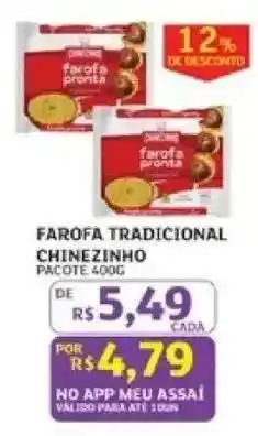 Assaí Atacadista FAROFA TRADICIONAL CHINEZINHO oferta