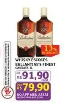 Assaí Atacadista Whisky Escocês Ballantine's Finest oferta