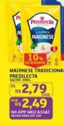 Assaí Atacadista MAIONESE TRADICIONAL PREDILECTA oferta