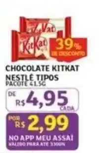 Assaí Atacadista CHOCOLATE KITKAT oferta