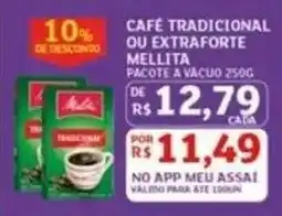 Assaí Atacadista Café Tradicional ou Extraforte Mellita oferta