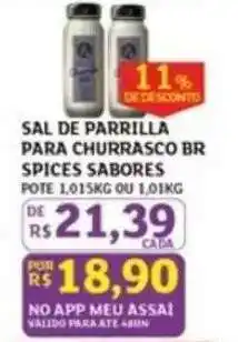 Assaí Atacadista SAL DE PARRILLA PARA CHURRASCO BR SPICES SABORES oferta