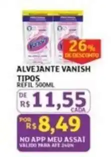 Assaí Atacadista Alvejante Vanish Tipos oferta