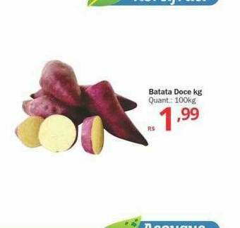 Althoff Supermercados Batata Doce oferta