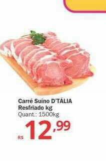 Althoff Supermercados Carré Suino D'talia Resfriado Kg oferta