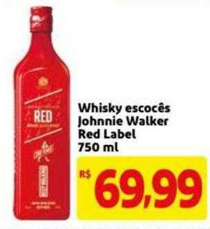Atacado Máximo Whisky Escocês Johnnie Walker Red Label oferta