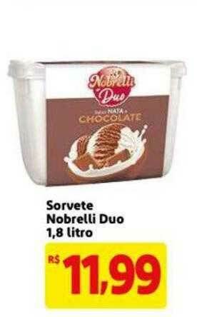 Atacado Máximo Sorvete Nobrelli Duo oferta