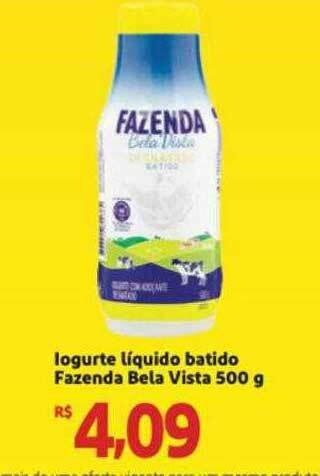 Iogurte Liquido Batido Fazenda Bela Vista