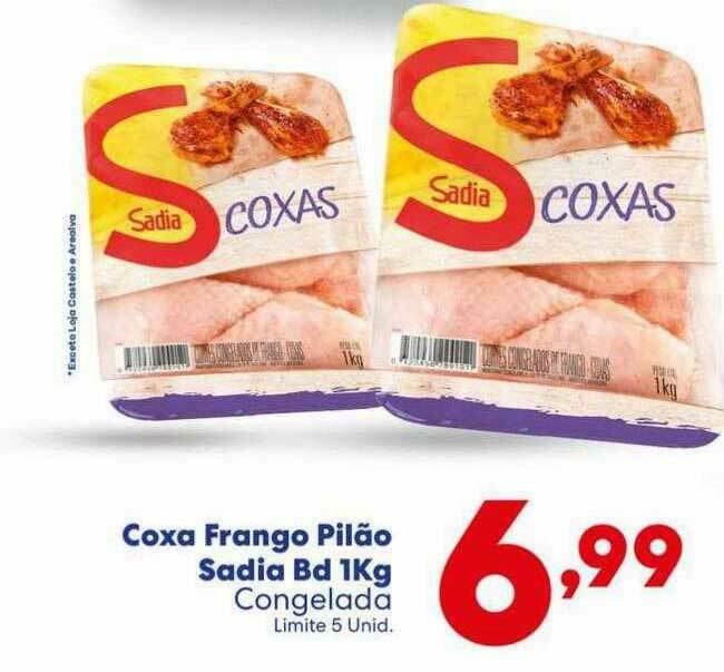 Coxa Frango Pilão Sadia Bd oferta na Barracão Supermercado