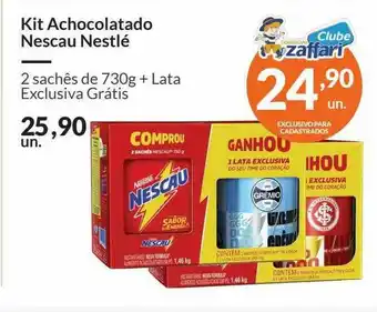 Zaffari Kit Achocolatado Nescau Nestlé oferta