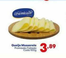 Queijo Mussarela Promissão Fatiada Cada