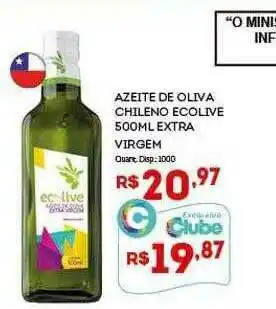 Bistek Supermercados Azeite De Oliva Chileno Ecolive Extra Virgem oferta