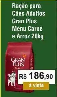 Ração Para Cães Adultos Gran Plus Menu Carne E Arroz