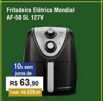 Copercana Fritadeira Elétrica Mondial Af-50 5l 127v oferta