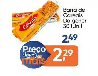 Imec Supermercados Barra De Cereais Dolgener oferta
