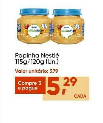 Imec Supermercados Papinha Nestlé oferta