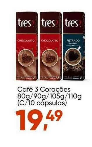 Imec Supermercados Café 3 Corações oferta
