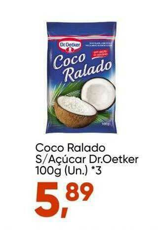 Imec Supermercados Coco Ralado S Açucar Dr. Oetker oferta