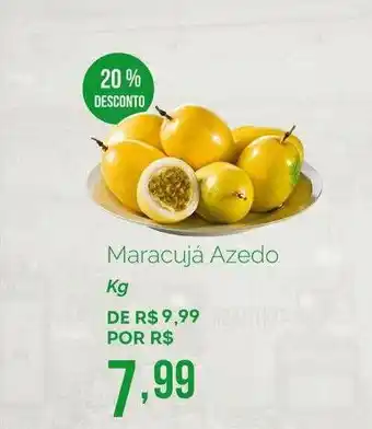 Oba Hortifruti Maracujá Azedo 20% Desconto oferta