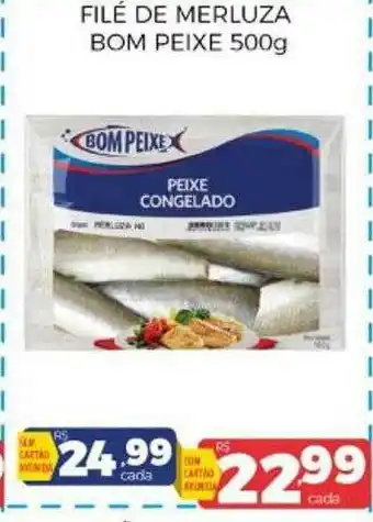 Supermercados Avenida Filé De Merluza Bom Peixe oferta
