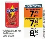 Tenda Atacado Nescau - achocolatado em pó lata oferta