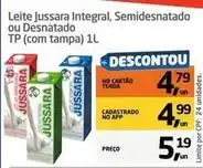 Tenda Atacado Jussara - leite integral, semidesnatado ou desnatado oferta