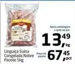 Tenda Atacado Nobre - linguiça suína congelada oferta