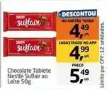 Tenda Atacado Nestlé - chocolate tablete suflair ao leite oferta