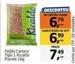 Tenda Atacado Kicaldo - feijão carioca tipo 1 oferta