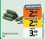 Tenda Atacado Pepino comum oferta
