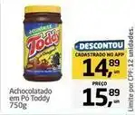 Tenda Atacado Toddy - achocolatado em pó oferta