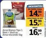 Tenda Atacado Visconde - arroz branco tipo 1 bem + voce ou arroz oferta