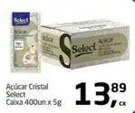 Tenda Atacado Select - açúcar cristal caixa 400un x 5g oferta
