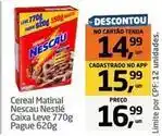 Tenda Atacado Nestlé - cereal matinal nescau caixa leve oferta