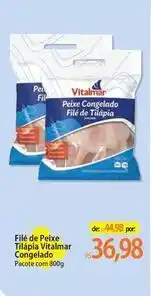 Atacadão Vitalmar - filé de peixe tilapia oferta