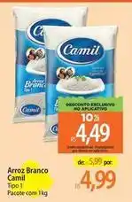 Atacadão Camil - arroz branco oferta