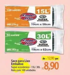 Atacadão Embalixo - saco para lixo oferta