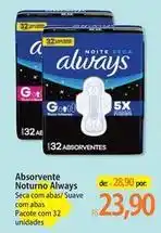 Atacadão Always - absorvente noturno oferta