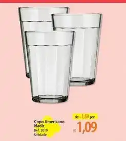 Atacadão Nadir - copo americano oferta
