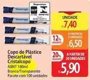 De - copo de plastico descartável cristalcopo