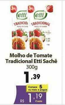 Molho De Tomate Tradicional Etti