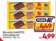 Garoto - biscoito chocobiscuit