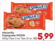 Komprao Atacadista Nissin - macarrão espaguete oferta