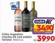 Komprao Atacadista De los andes - vinho argentino colina oferta